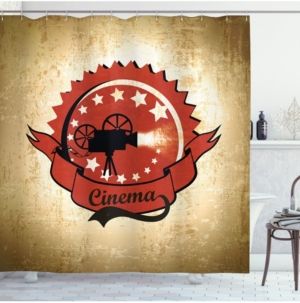 Movie Theater Shower Curtain Bedding
