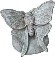 Lunar Moth Garden Statue