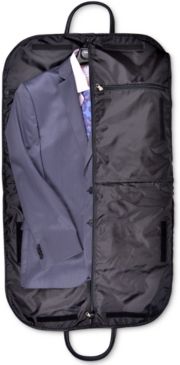 Royce Garment Bag Suitcase in Genuine Leather
