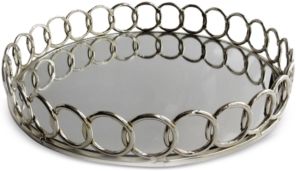 Round Link Mirrored Tray