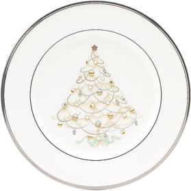 "Silver Palace" Holiday Salad Plates, Set of 4