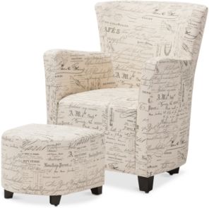 Rixenda Club Chair and Ottoman Set