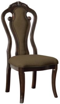 Katuy Upholstered Walnut Side Chair (Set of 2)