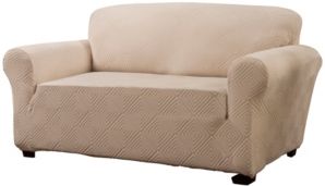 Shapely Diamond Slipcover Loveseat