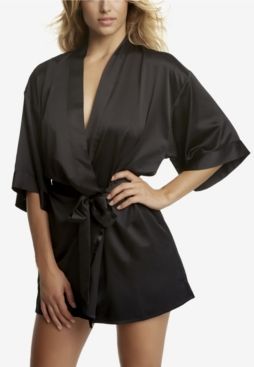 Muse Satin Wrap Robe, Online Only
