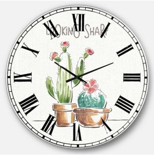 Cabin and Lodge Oversized Metal Wall Clock