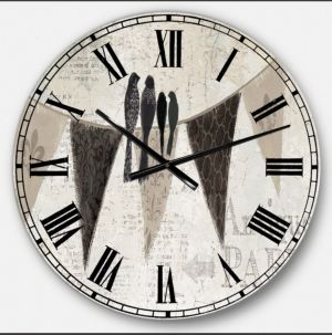 Farmhouse Oversized Metal Wall Clock