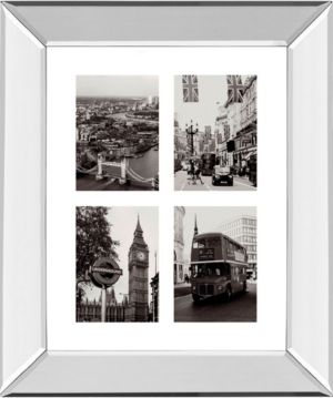 London Composite by Joseph Eta Mirror Framed Print Wall Art, 22" x 26"