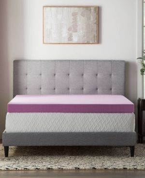 Dream Collection by Lucid 4" Lavender Memory Foam Mattress Topper, Twin Xl