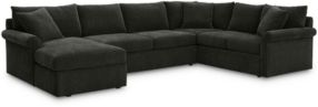 Wedport 3-Pc. Fabric Sofa Return Sectional Sofa with Chaise, Created for Macy's