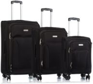 3-Pc. Travelers Softside Luggage Set