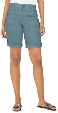 Roll-Tab Bermuda Shorts, Created for Macy's