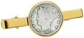 Liberty Nickel Coin Tie Clip