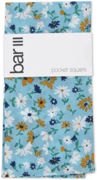 Dandy Floral Pocket Square, Created for Macy's