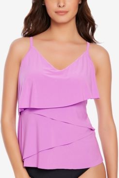 Chloe Tiered Tankini Top Women's Swimsuit