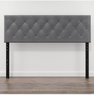 Adjustable Queen Size Faux Leather Headboard