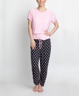 T-Shirt & Printed Pants Pajama Set