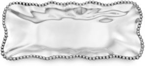 Organics Beaded Wave Rectangular Tray