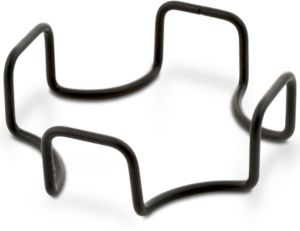Square Black Iron Coaster Holder