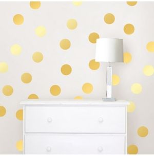 Gold Confetti Dots Set