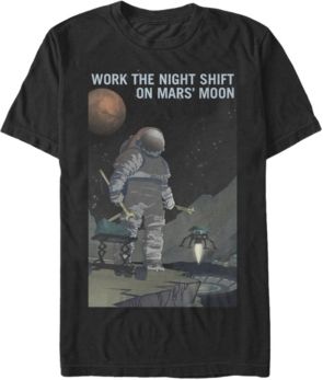 Mars Work The Night Shift Short Sleeve T-Shirt