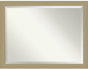 Mosaic Gold-tone Framed Bathroom Vanity Wall Mirror, 44.25" x 34.25"