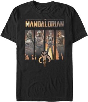 Mandalorian Boba Fett Group Panels T-shirt