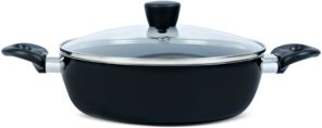 3-Qt. Nonstick Black Everyday Pan & Lid, Created for Macy's