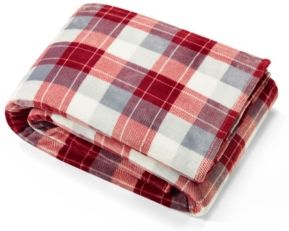 Plush Plaid Twin Blanket Bedding