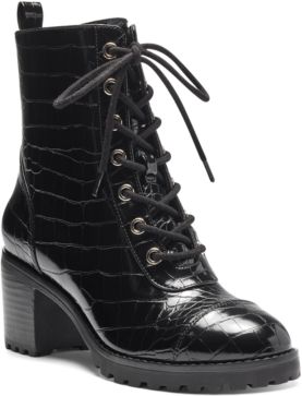 Inc Women's Samira Lace-Up Booties, Created for Macy's Women's Shoes