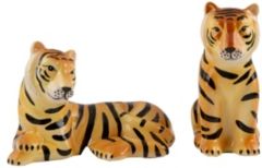 Ceramic Tigers Salt & Pepper Set