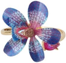 Orchid Bangle Bracelet