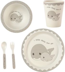 5-Piece Whale Mealtime Gift Set