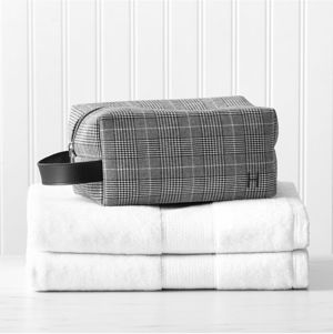 Personalized Glen Plaid Dopp Kit