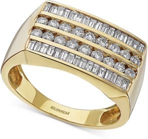 Effy Men's Diamond Ring (1-1/5 ct. t.w.) in 14k Gold