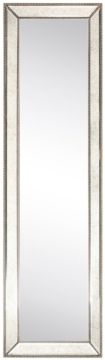 Solid Wood Frame Covered with Beveled Antique Mirror - 64" x 18"