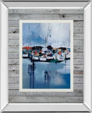 Docked by Fitsimmons A. Mirror Framed Print Wall Art, 34" x 40"