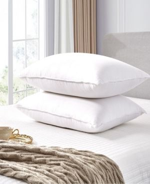 Feather & Down Back Sleeper Standard Bed Pillow Set, 2 Pack