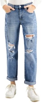 Juniors' Distressed Boyfriend Jeans