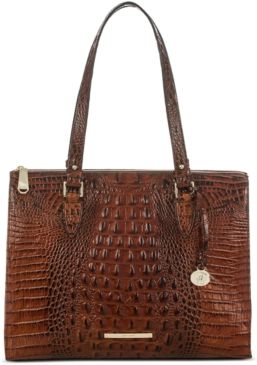 Anywhere Melbourne Embossed Leather Tote