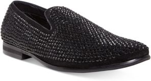 Caviar Rhinestone Smoking Slipper Men's Shoes