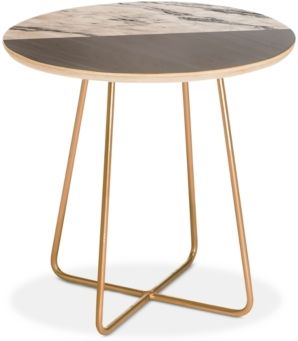Kelly Haines Gray Round Side Table