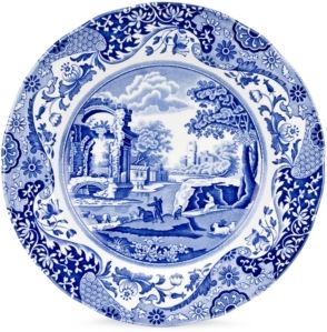 "Blue Italian" Dinner Plate, 10.5"