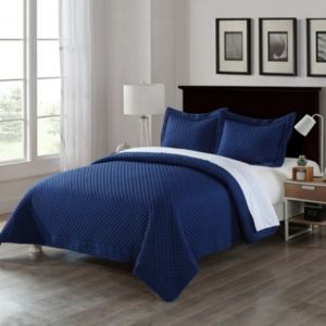 Diamondesque Water and Stain Resistant Microfiber Quilt Bedding