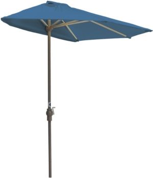 Off-the-wall Brella, 7.5' Wide Half Umbrella with Sunbrella