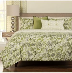 Lahaina Luau Tropical Reversible 6 Piece Queen Luxury Duvet Set Bedding