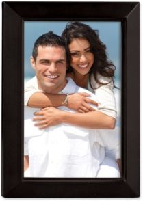 Black Wood Picture Frame - Estero Collection - 4" x 6"