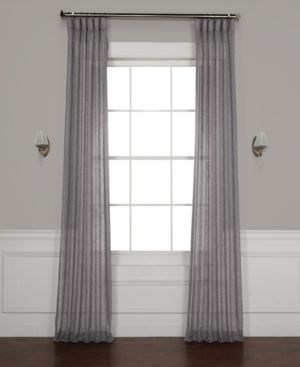 Solid Sheer 50" x 108" Curtain Panel