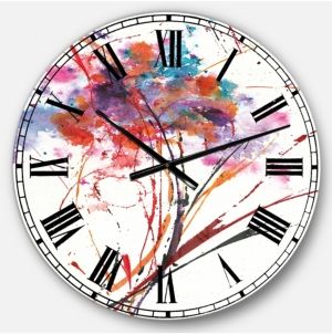 Traditional Oversized Metal Wall Clock