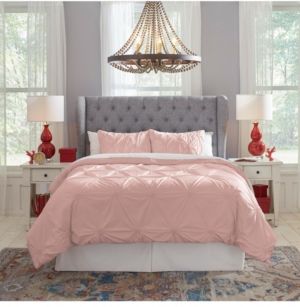 Knotted Pintuck Duvet Set King/California King Bedding